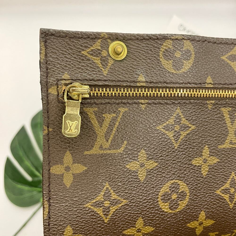 Louis Vuitton Monogram Randonnee Flat Pouch Clutch Toiletry envelope - Picture 3 of 12